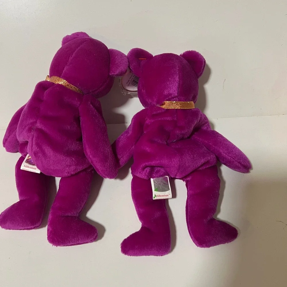 Ty Beanie Babies Bear Lot of‎ 6 Peace Millennium The End 90s Y2K retired
